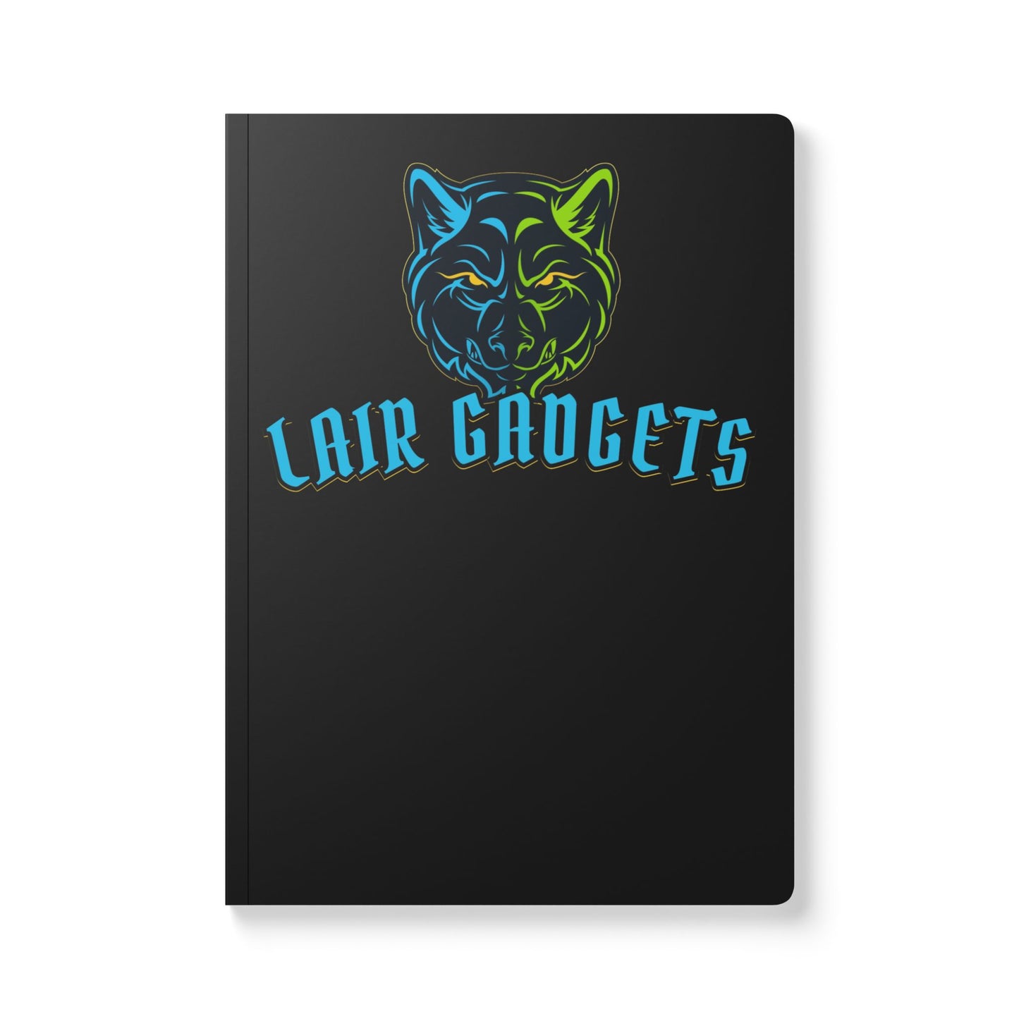 Lair Gadgets Wolf Softcover Journal, Motivational Notebook, Creative Writing Diary, Gift for Artists, School & Work