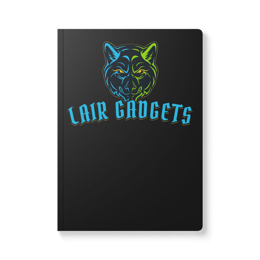 Lair Gadgets Wolf Softcover Journal, Motivational Notebook, Creative Writing Diary, Gift for Artists, School & Work