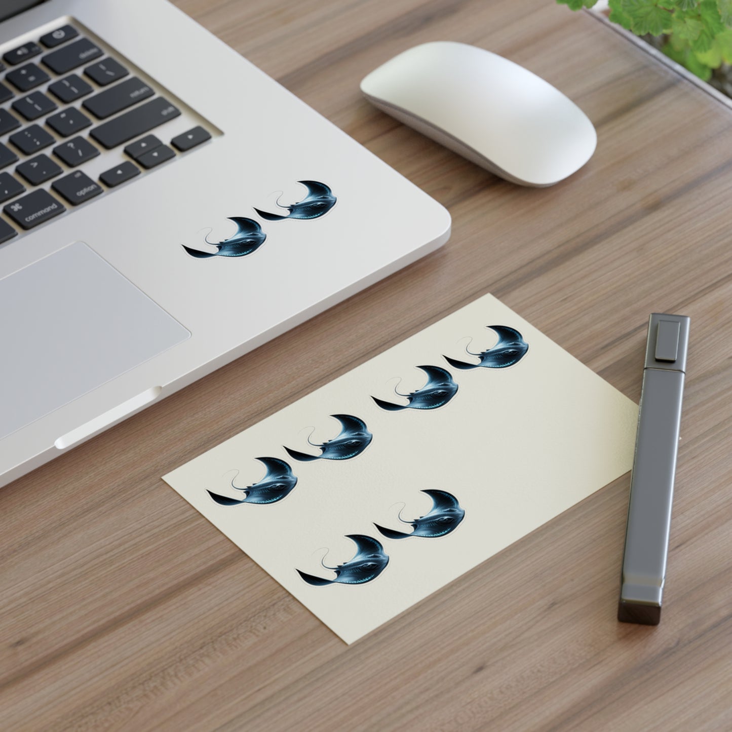 Manta Ray Vinyl Sticker – Ocean-Inspired Graphic Decal by Lair Gadgets