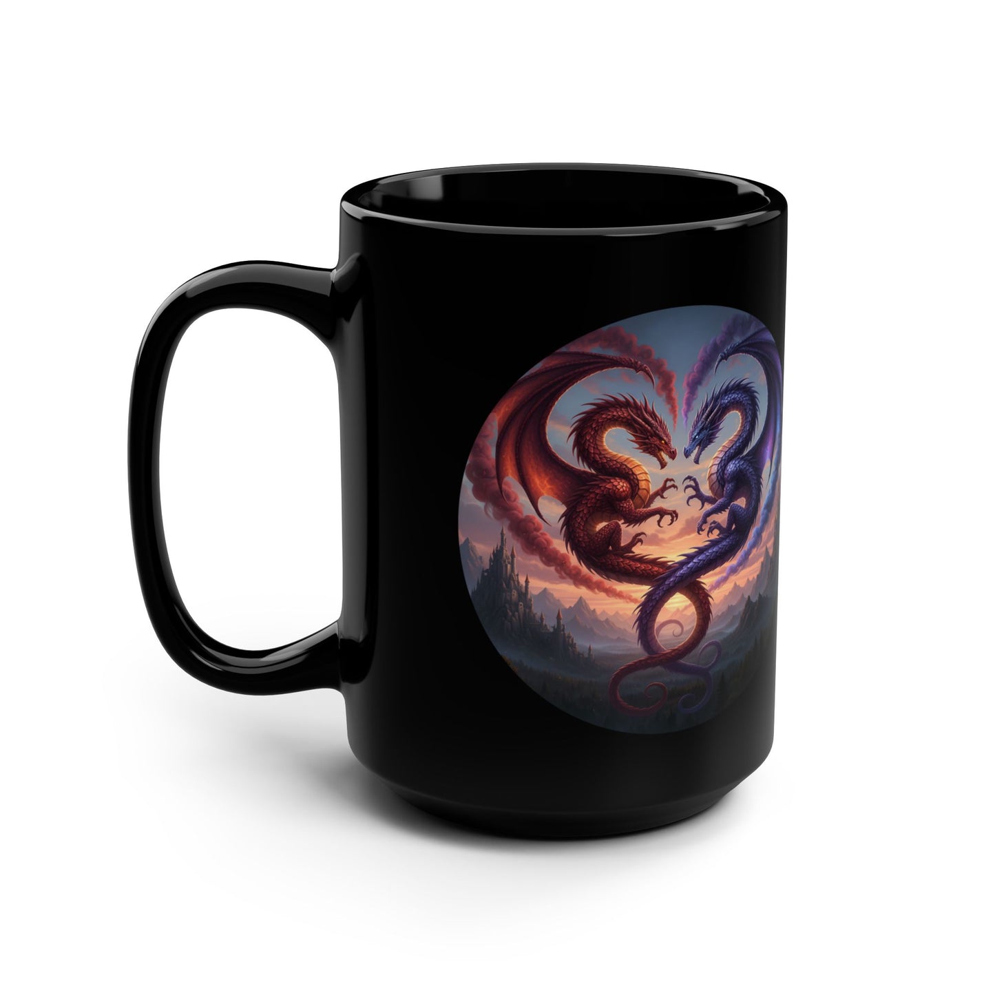 Dual-Color Fantasy Dragon 15oz Mug- Score 94