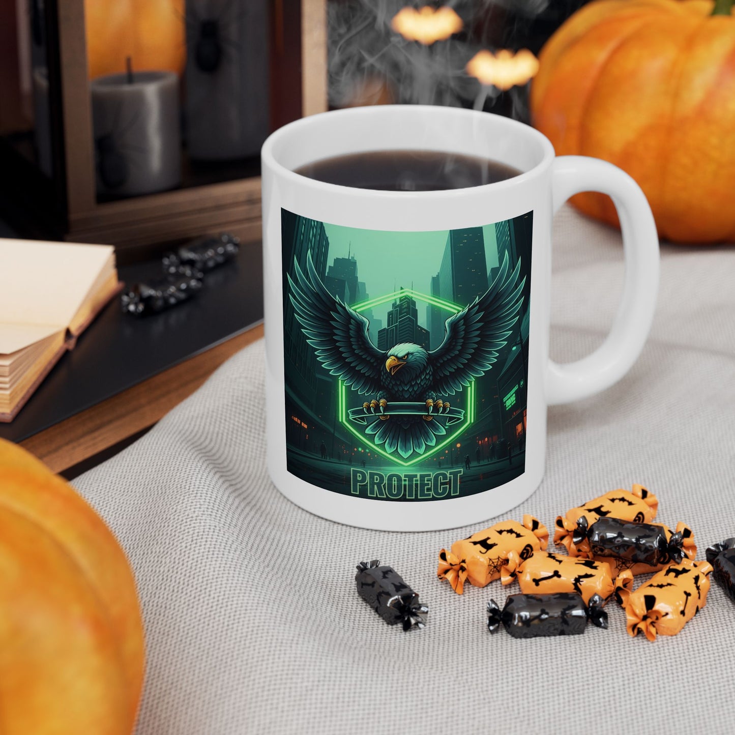 Gothic Fantasy Ceramic Mug - Perfect Gift for Coffee Lovers, Art Collectors, Home Decor, Halloween, Unusual Presents