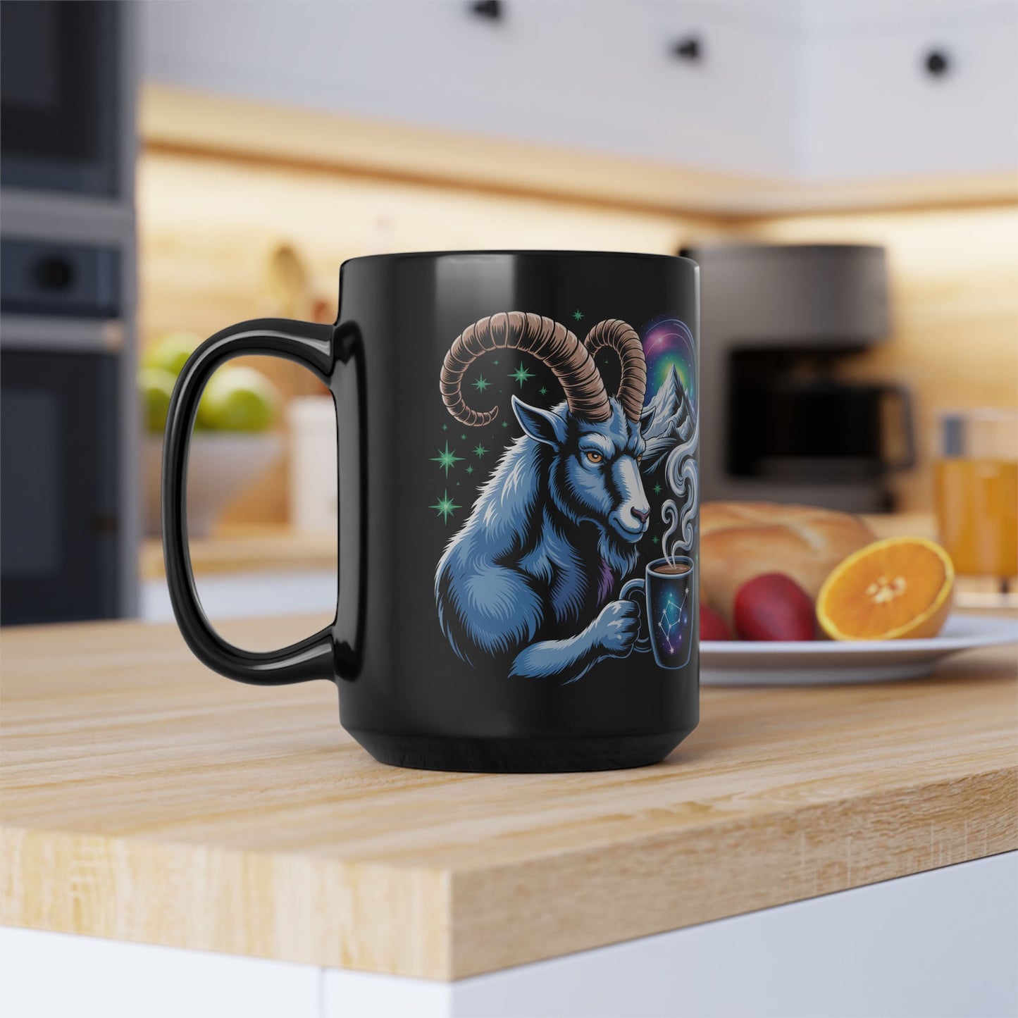Capricorn Mug | Celestial Coffee Cup for Astrology Lovers, Gift for Birthdays, Zodiacs, Home Decor, Unique Collectible