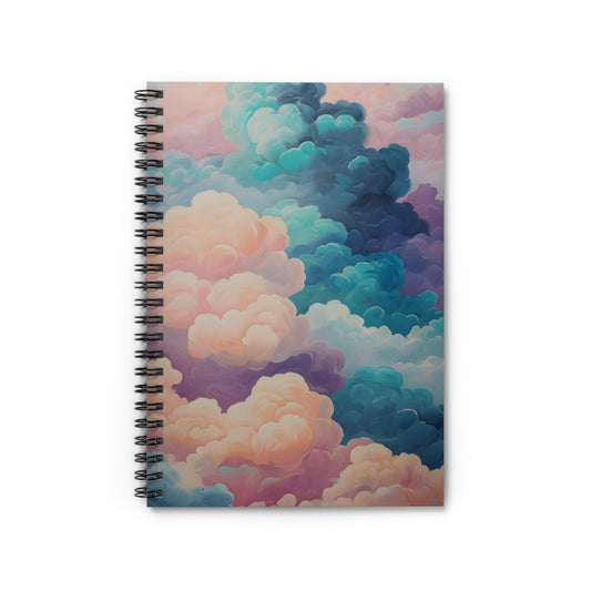 Dreamy Cloud Spiral Notebook - Ruled Lines for Creative Thoughts and Journaling