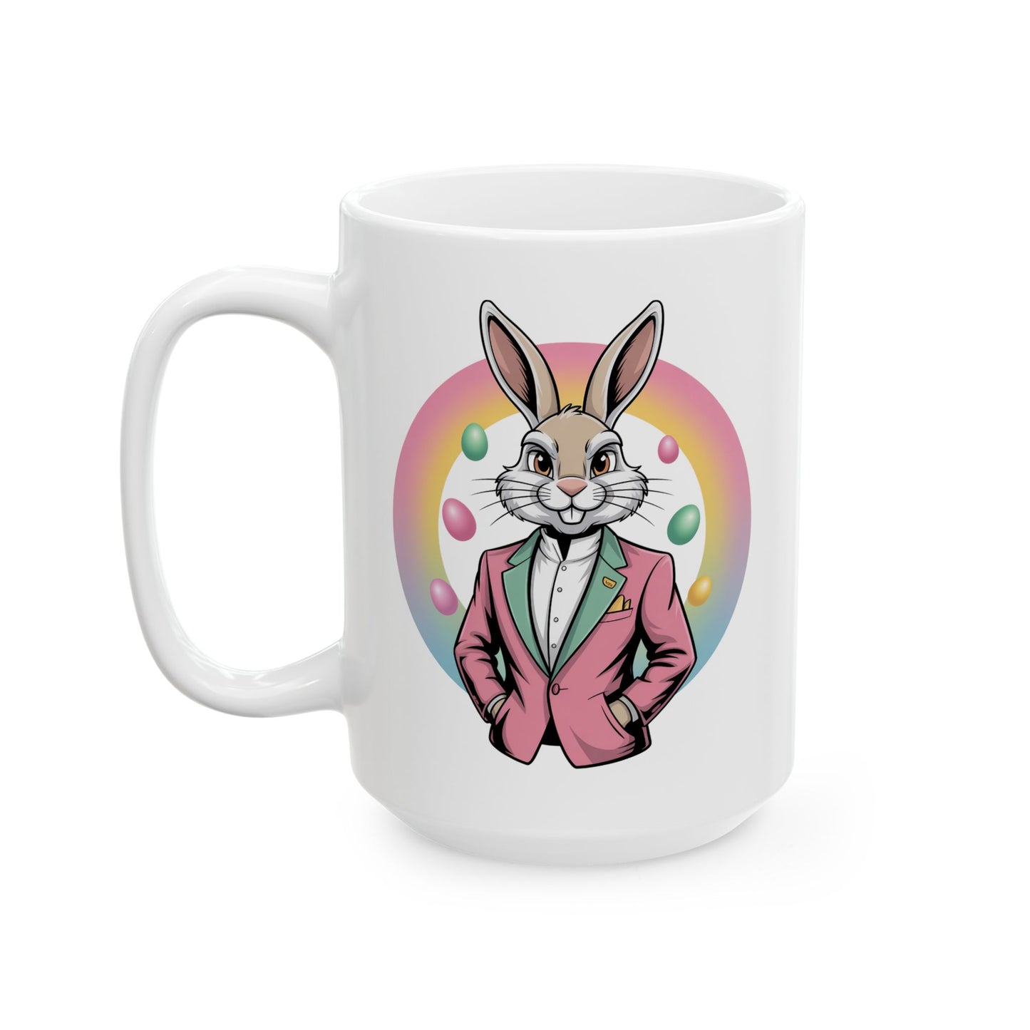 The Bunny That Made Ceramic Mug, (15oz)