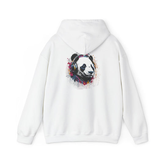 Cozy Panda Hoodie - Artistic Heavy Blend™ Unisex Pullover for a Relaxed Look