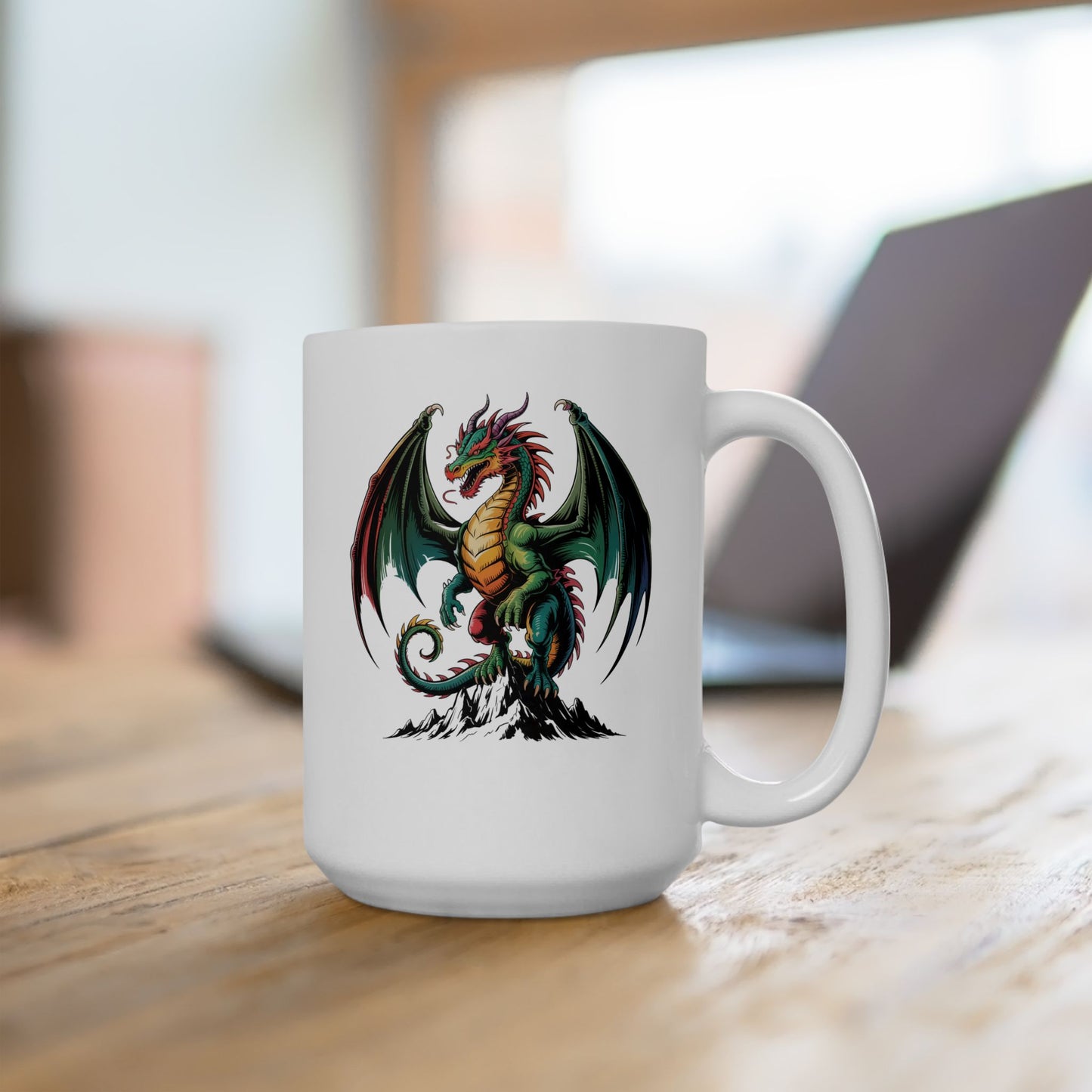 Dragon Ceramic Mug, (15oz) #10613258
