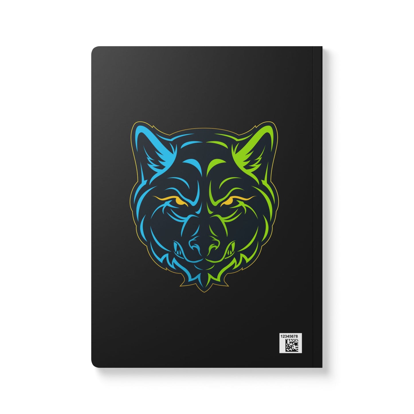 Lair Gadgets Wolf Softcover Journal, Motivational Notebook, Creative Writing Diary, Gift for Artists, School & Work