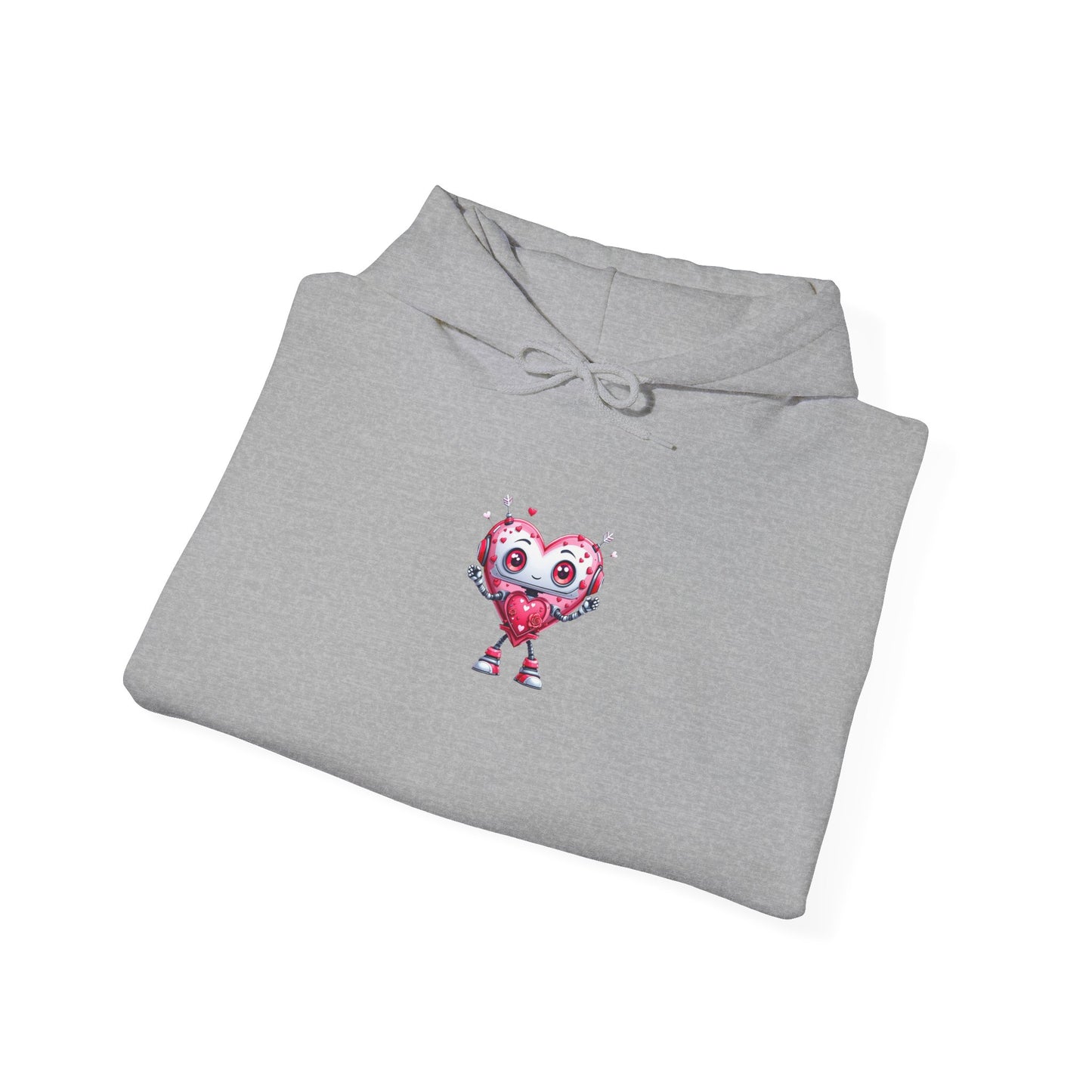 Cute Heart Unisex Hoodie, Soft and Playful Sweatshirt