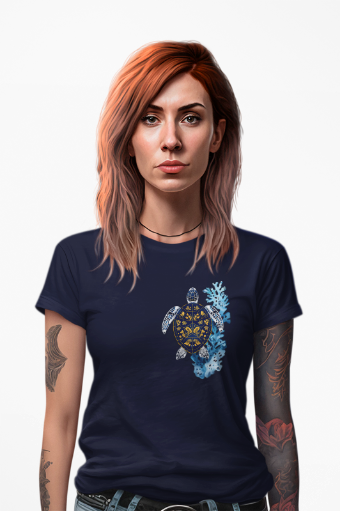 Ocean-Inspired Women's Favorite Tee - Sea Turtle Graphic T-Shirt