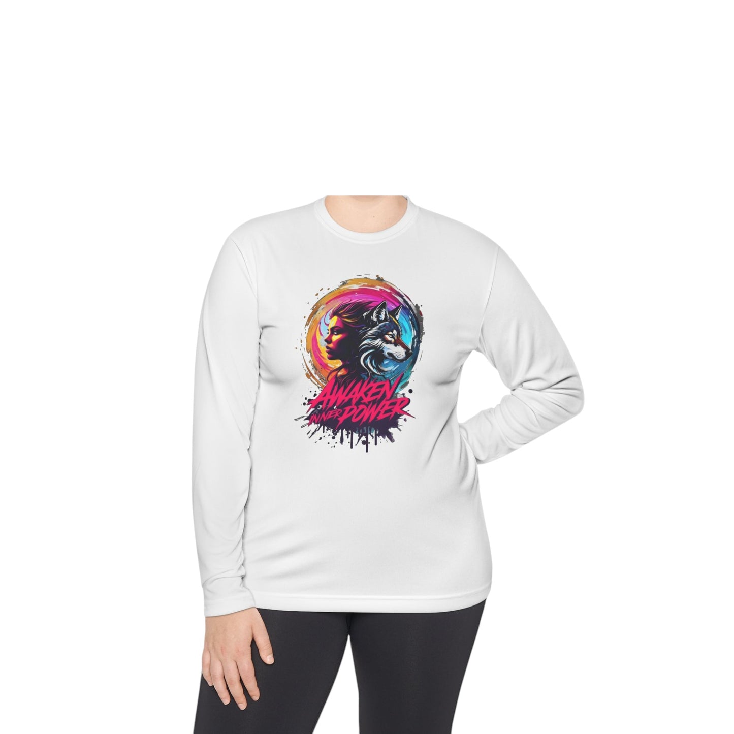 Awaken inner Power Unisex Lightweight Long Sleeve Tee - Perfect for Nature Lovers