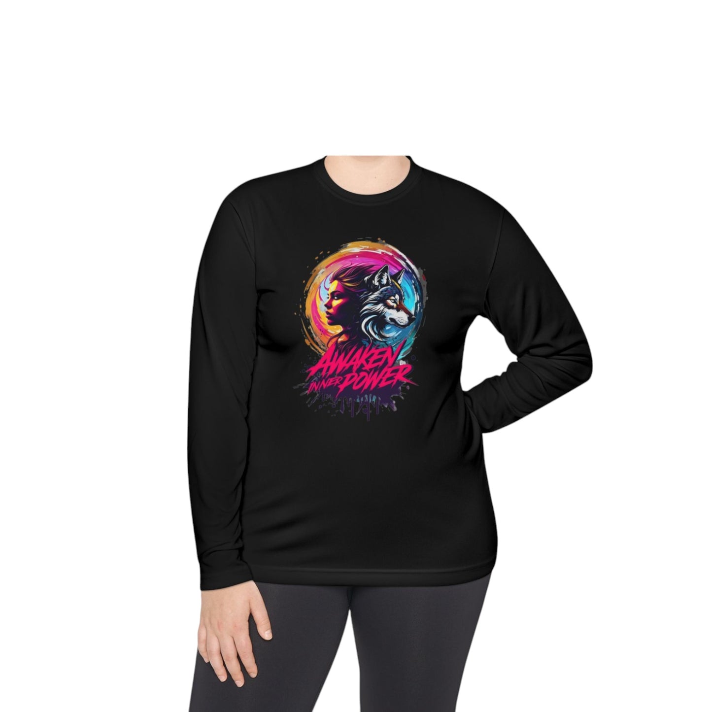 Awaken inner Power Unisex Lightweight Long Sleeve Tee - Perfect for Nature Lovers