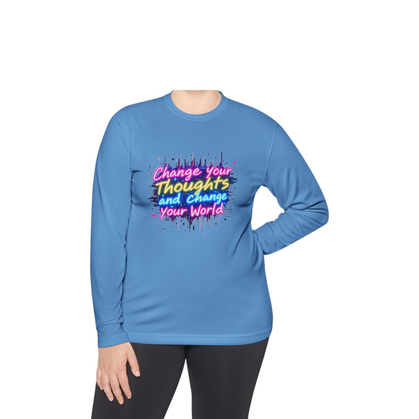 Change Your Thoughts Long Sleeve Tee - Unisex Motivational Shirt for Positive Vibes