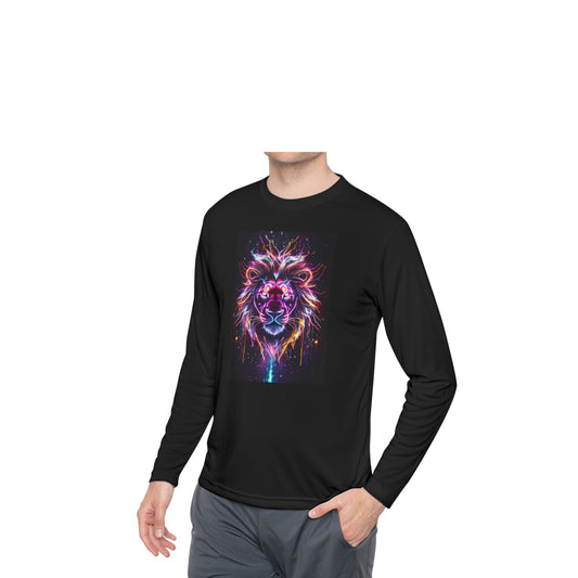 Vibrant Lion Unisex Lightweight Long Sleeve Tee