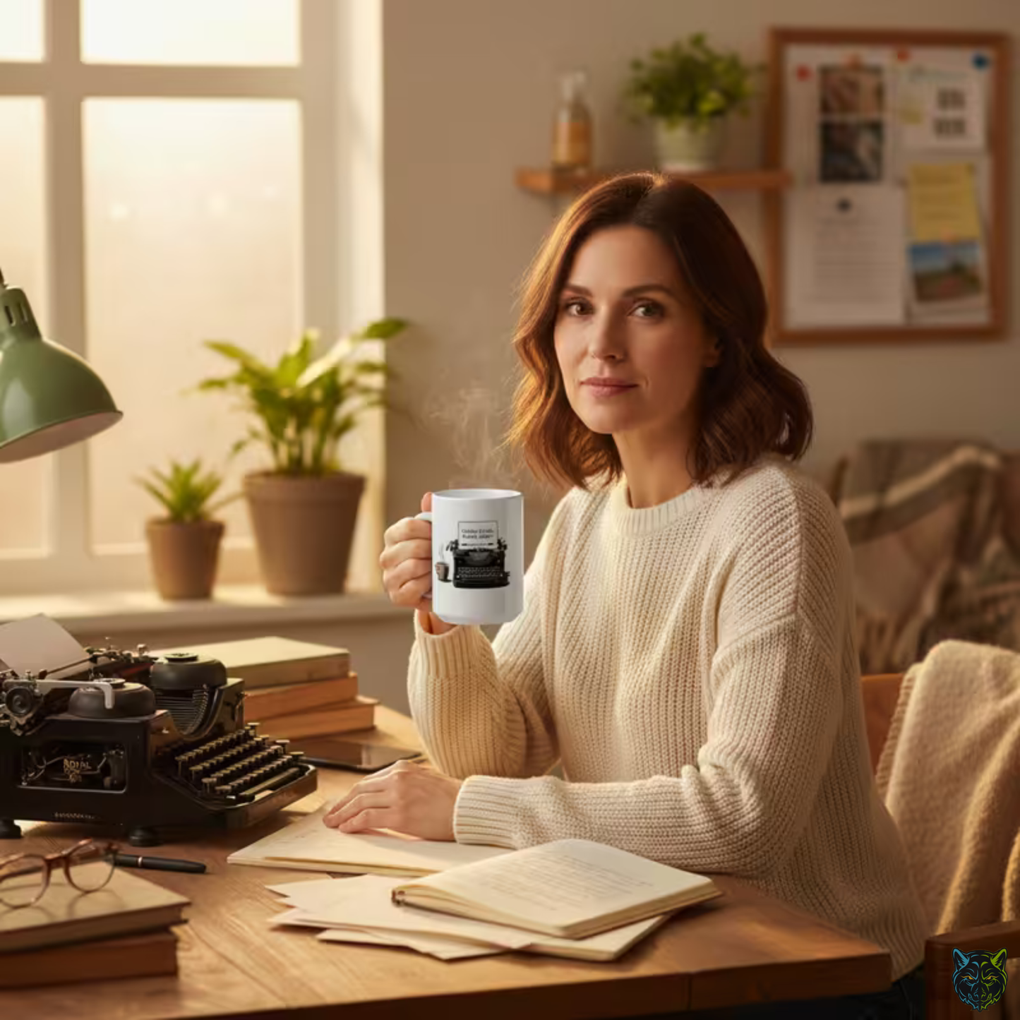 Writer Coffee Mug Coffee First Words Later Typewriter Mug White Ceramic 15oz Writer Gift by Lair Gadgets