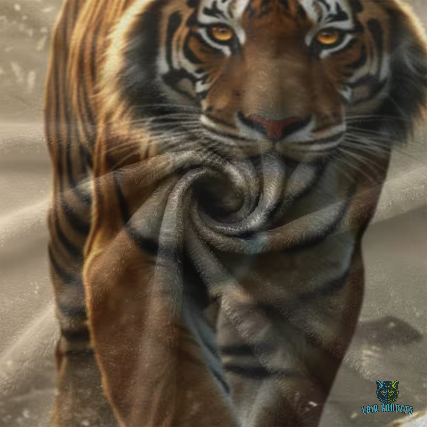 Tiger Throw Blanket 60x80 – Safari Wildlife Plush Blanket for Couch Bed Sofa – Cinematic Jungle Decor – Jungle Apex by Lair Gadgets