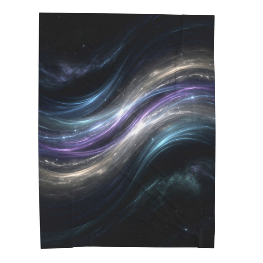Galaxy Throw Blanket Space Nebula Cosmic Stars Blanket Celestial Decor Soft Plush Couch Throw by Lair Gadgets