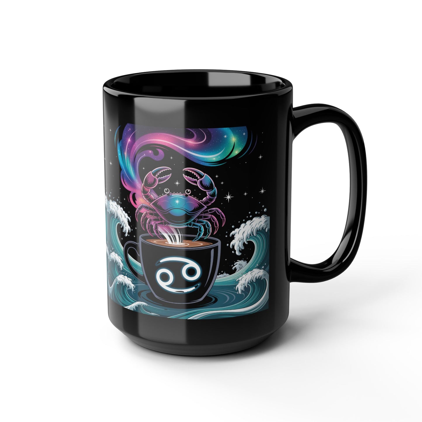 Astrology Cancer Mug – Zodiac Gift for Astrology Lovers, Horoscope Decor, Celestial Drinkware, Coffee Tea Cup, Unique Birthday Gift