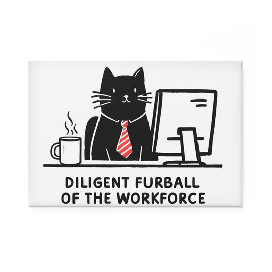 Diligent Furball Magnet