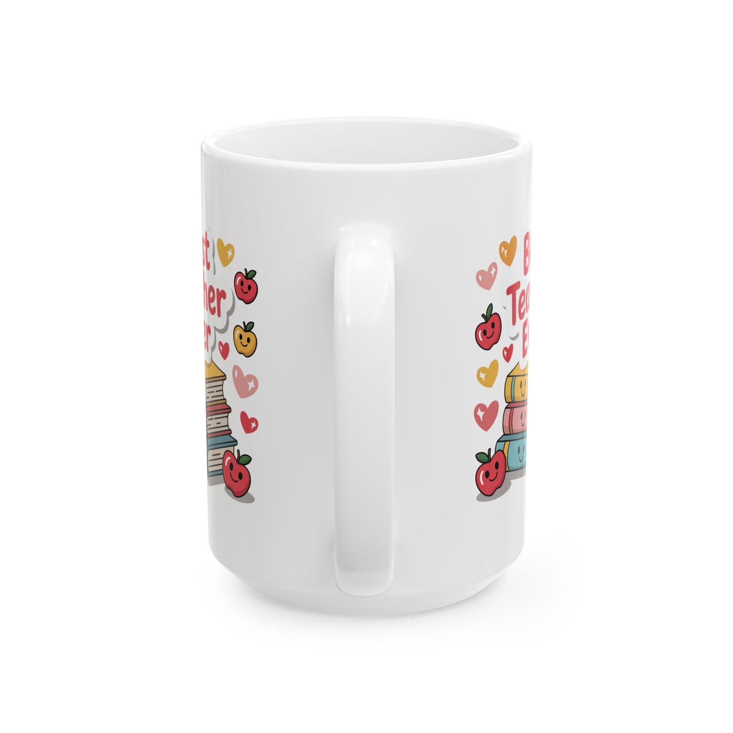 Best Teacher Ever Cute Coffee Mug 15 oz – Teacher Appreciation Gift Mug by Lair Gadgets