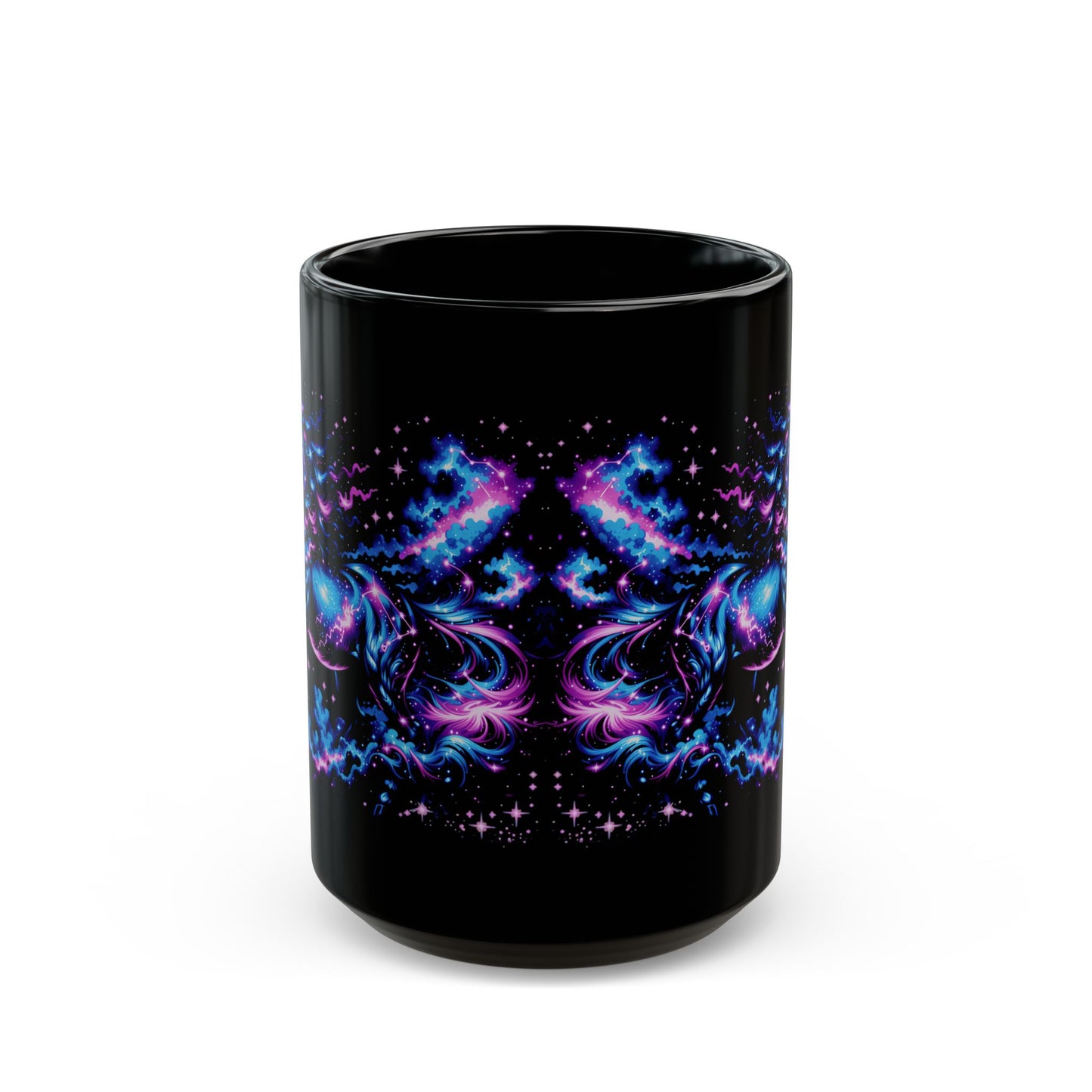 Cosmic Unicorn Black Mug (11oz, 15oz)