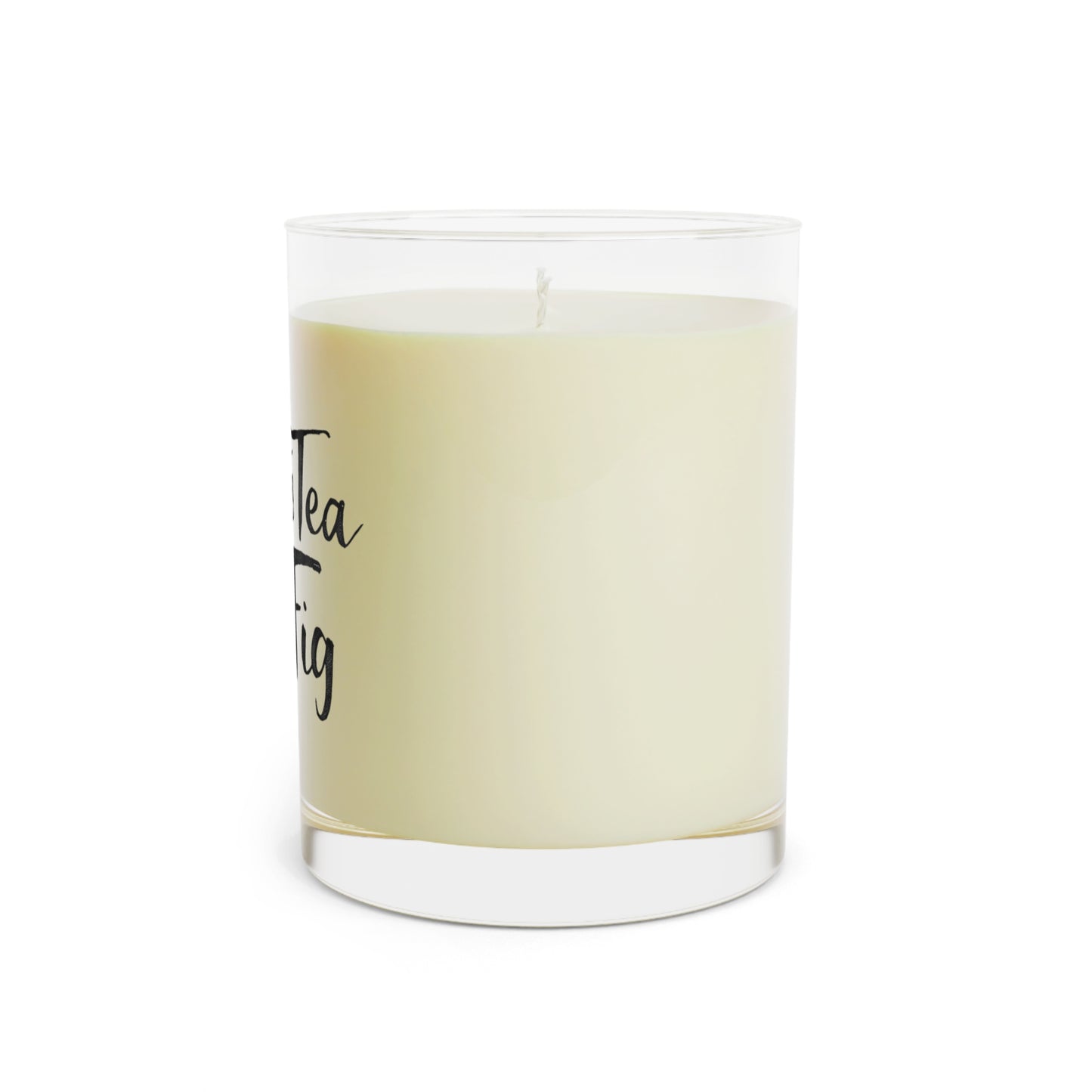 White Tea and Fig Scented Candle, 11oz Full Glass, Elegant Home Fragrance Gift for Every Occasion or Celebration