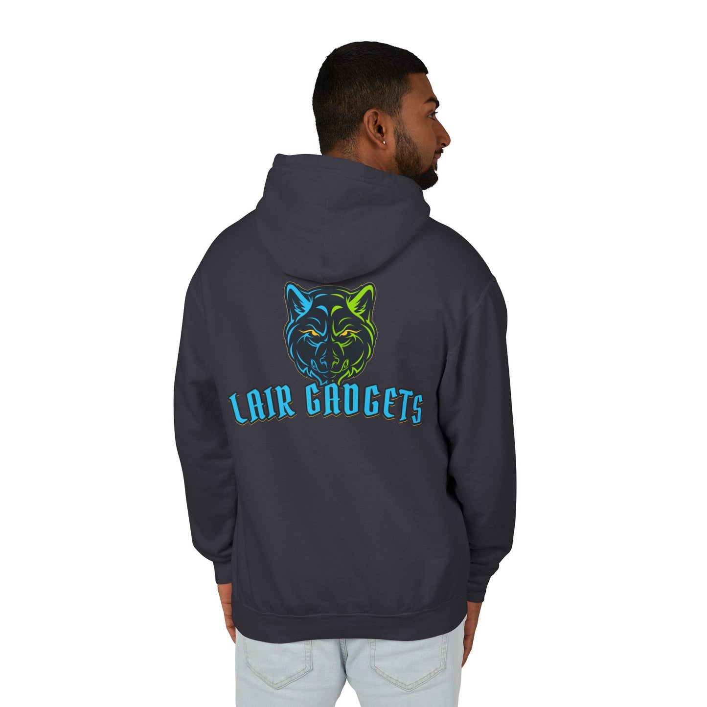 Lair Gadgets Unisex Lightweight Hooded Sweatshirt - Casual Comfort with a Bold Statement
