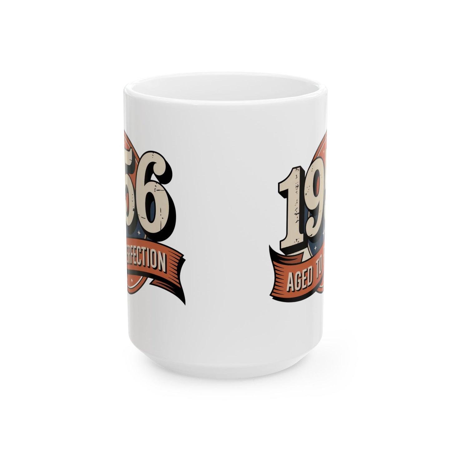 Aged To Perfection 1956 Ceramic Mug, (11oz, 15oz)