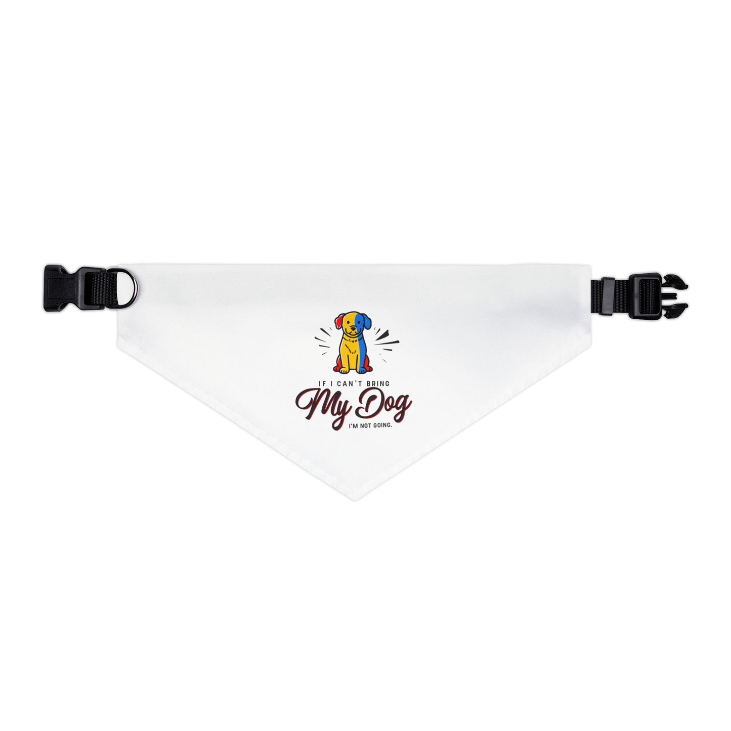 Cute Pet Bandana Collar - 'My Dog' Design for Dogs - Stylish Dog Fashion Accessory