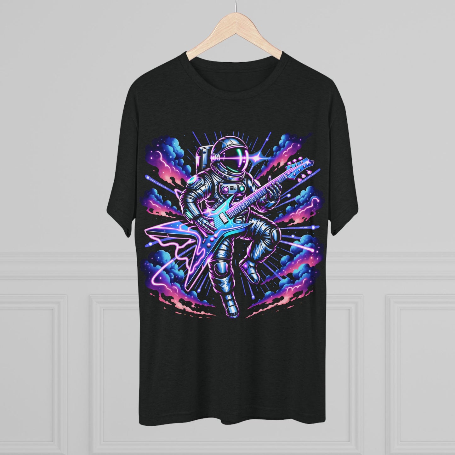 Spaceman Electric Unisex Tri-Blend Crew Tee