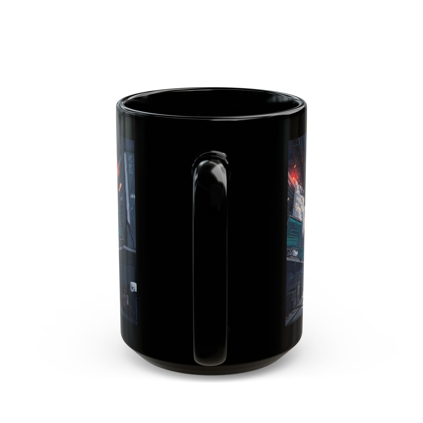 IT Manager Mug — "Systems Down" Server Room Chaos Coffee Cup (15oz)