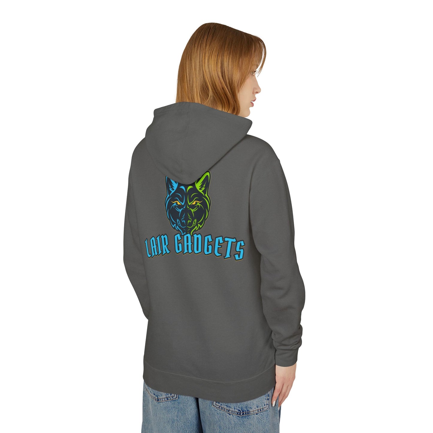 Lair Gadgets Unisex Lightweight Hooded Sweatshirt - Casual Comfort with a Bold Statement