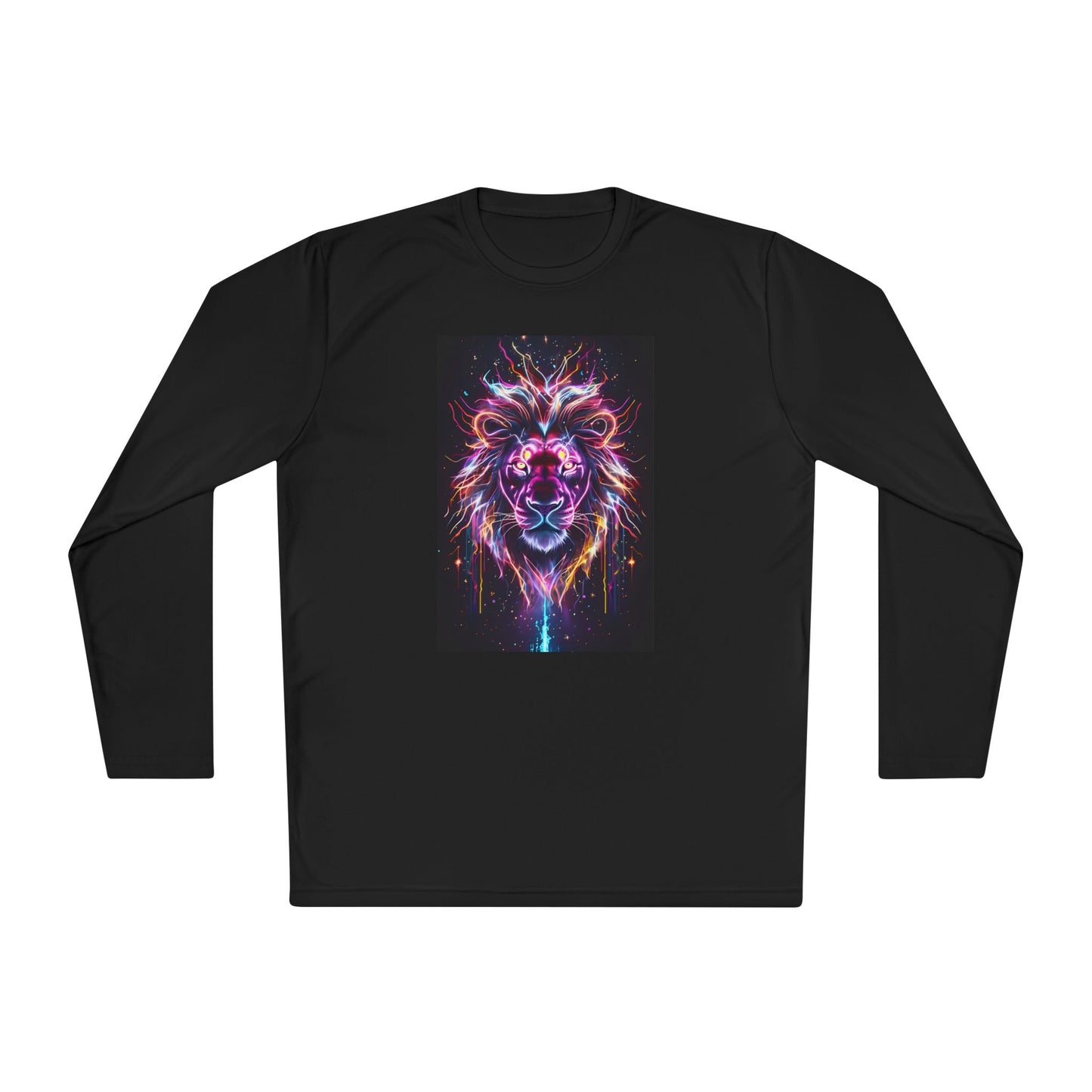 Vibrant Lion Unisex Lightweight Long Sleeve Tee