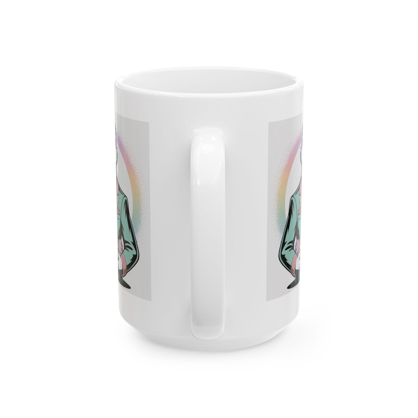 The Egg King Ceramic Mug, (15oz)