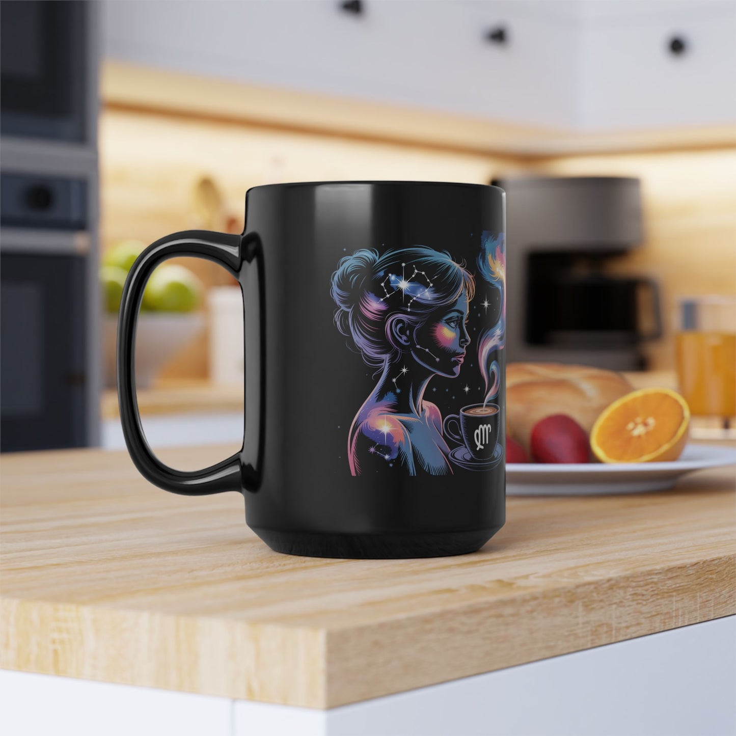 Astrology-Themed Coffee Mug - Mystic Virgo Design for Star Sign Lovers, Unique Gift, Horoscope Decor, Zodiac Mug, Celestial Drinkware