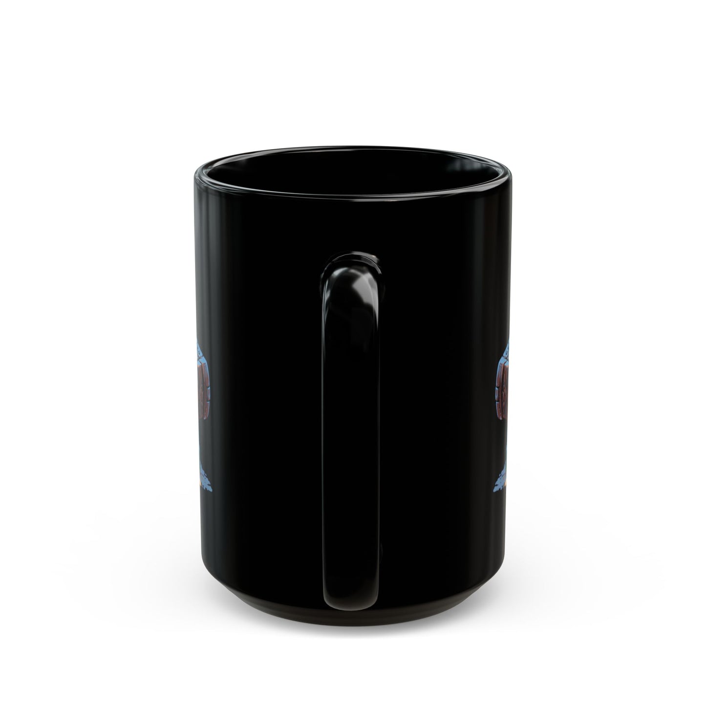 Sleeping Dragon Book Black Mug (11oz, 15oz)