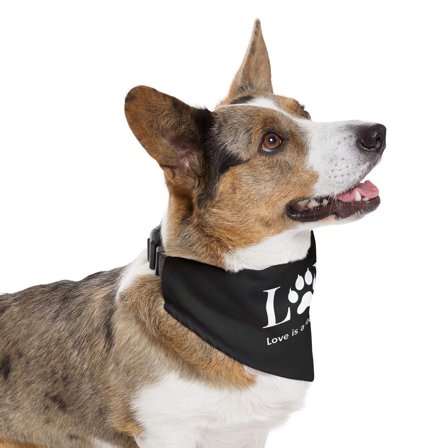 Love Pet Bandana Collar - Perfect for Dog Lovers - Adjustable & Stylish