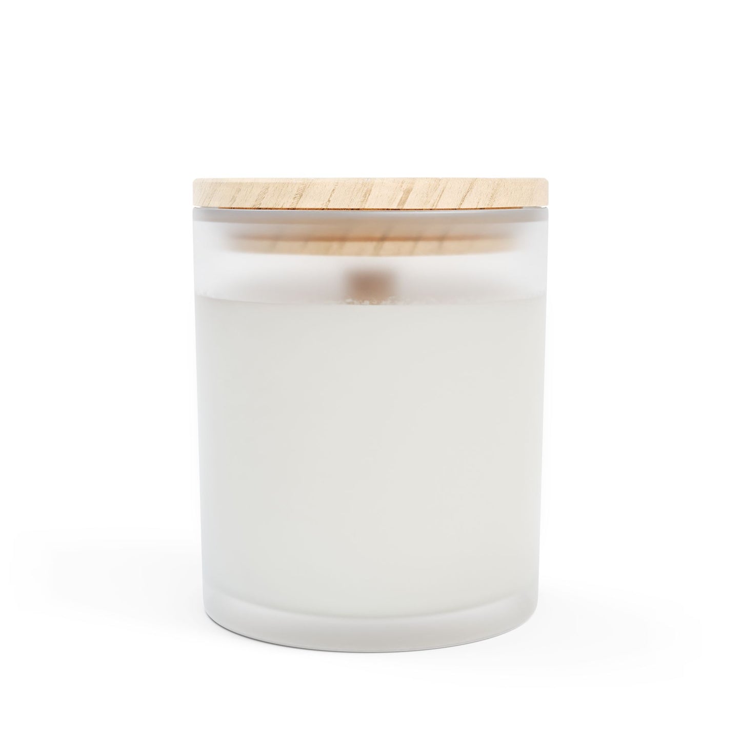 Cinnamon Chai Scented Candle - Cozy 11oz Frosted Glass Decor for Relaxation