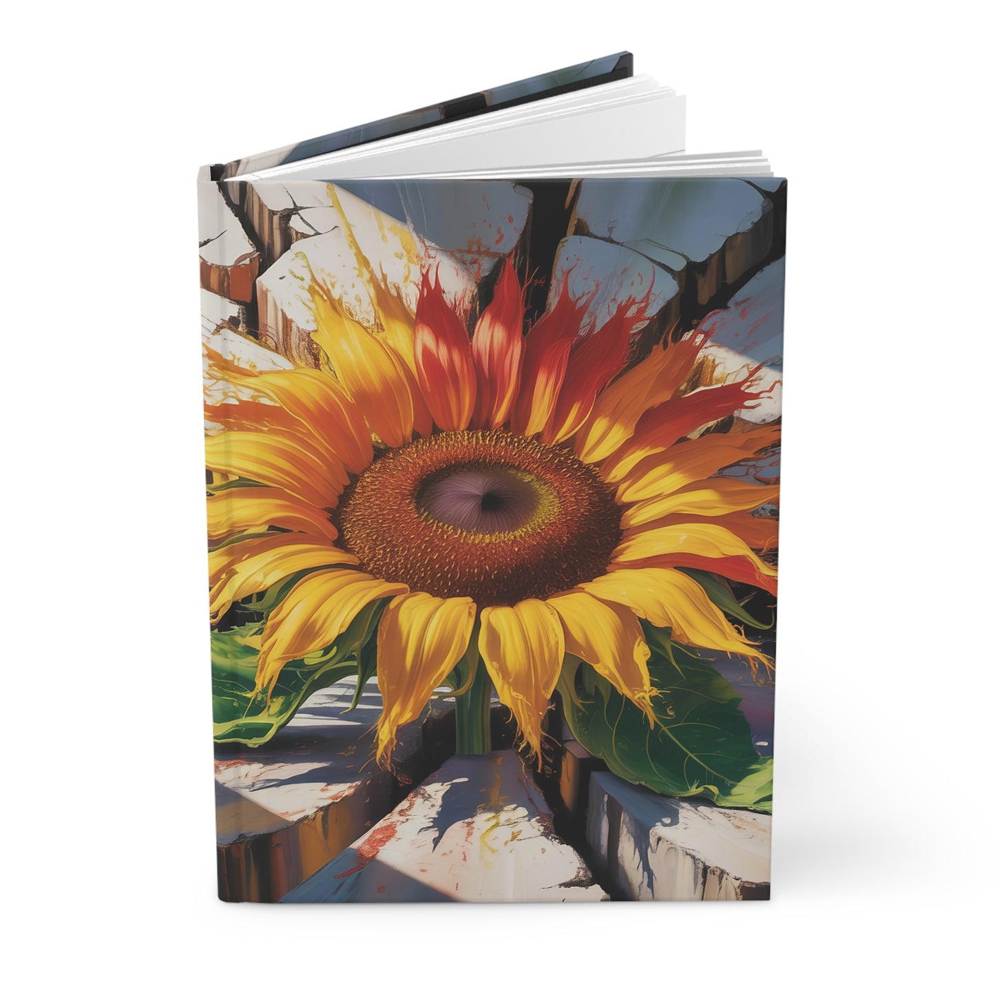 Sunflower Hardcover Journal Matte