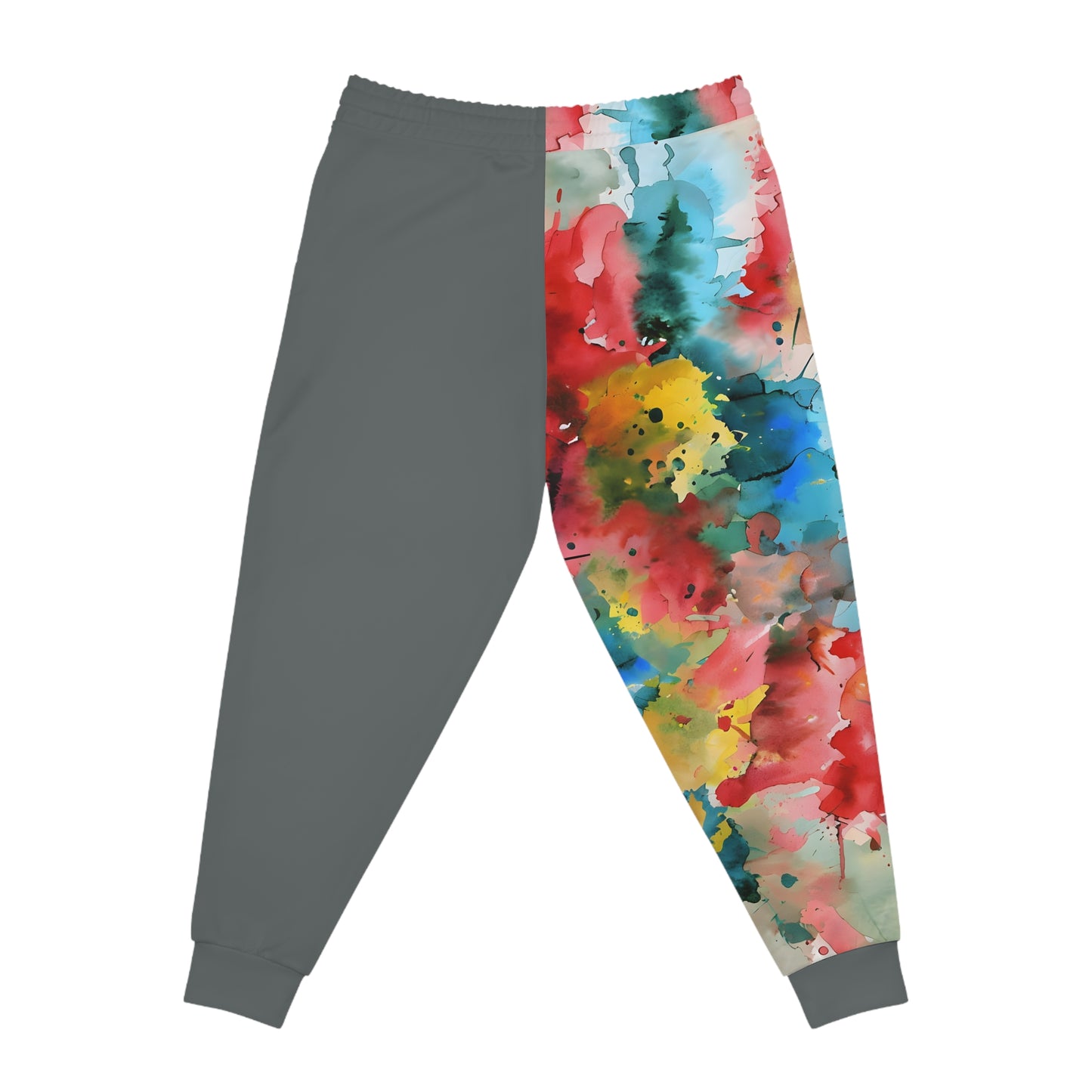 Colorful Watercolor Athletic Joggers for Active Lifestyle