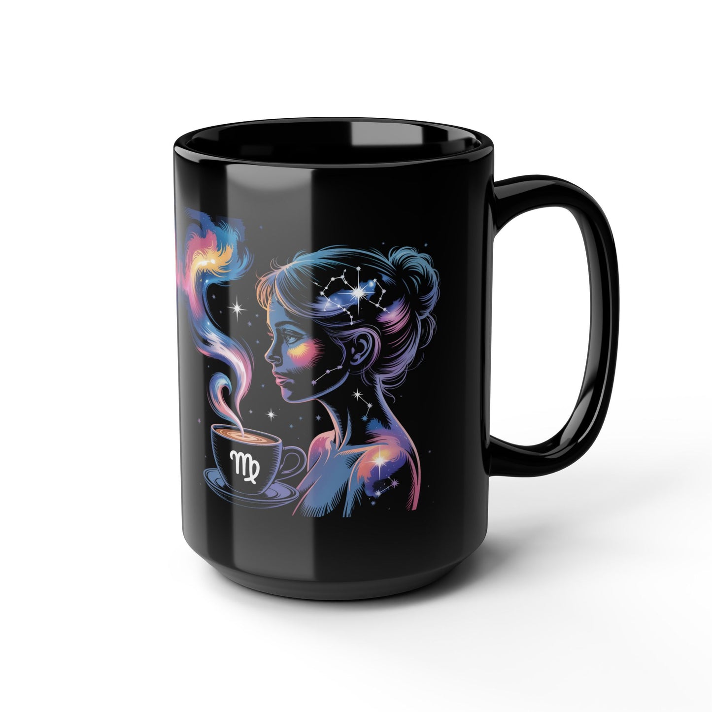 Astrology-Themed Coffee Mug - Mystic Virgo Design for Star Sign Lovers, Unique Gift, Horoscope Decor, Zodiac Mug, Celestial Drinkware