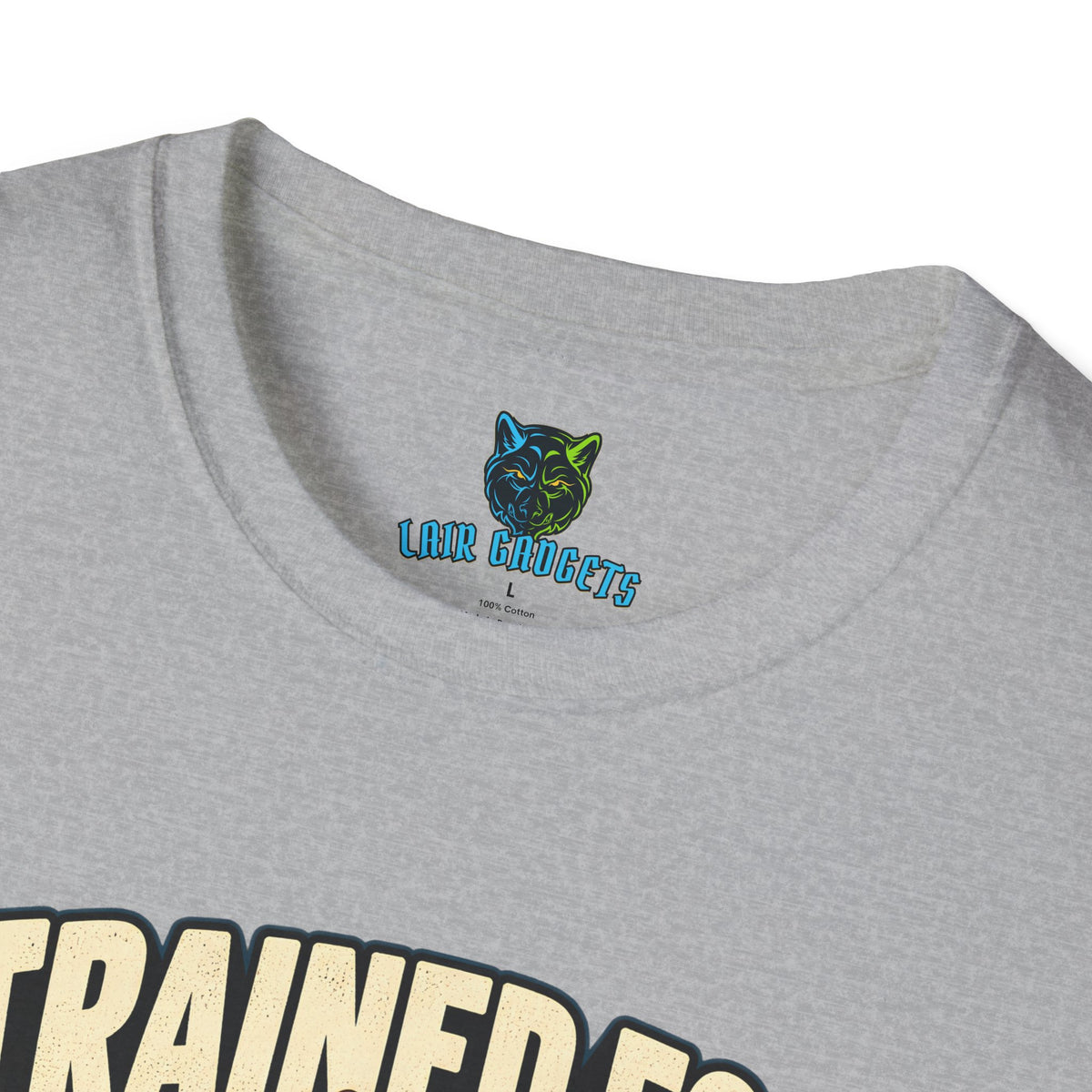 Trained for Absolutely None of This nurse graphic tee, alternate view
