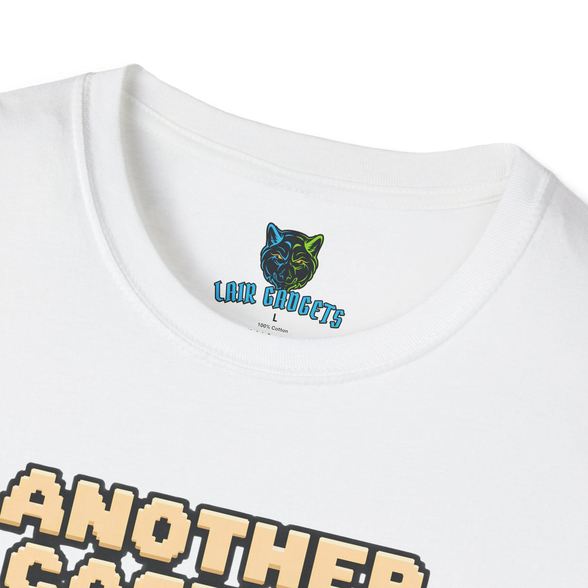 Another Castle She Ran So Far Away pixel art knight graphic tee, alternate view