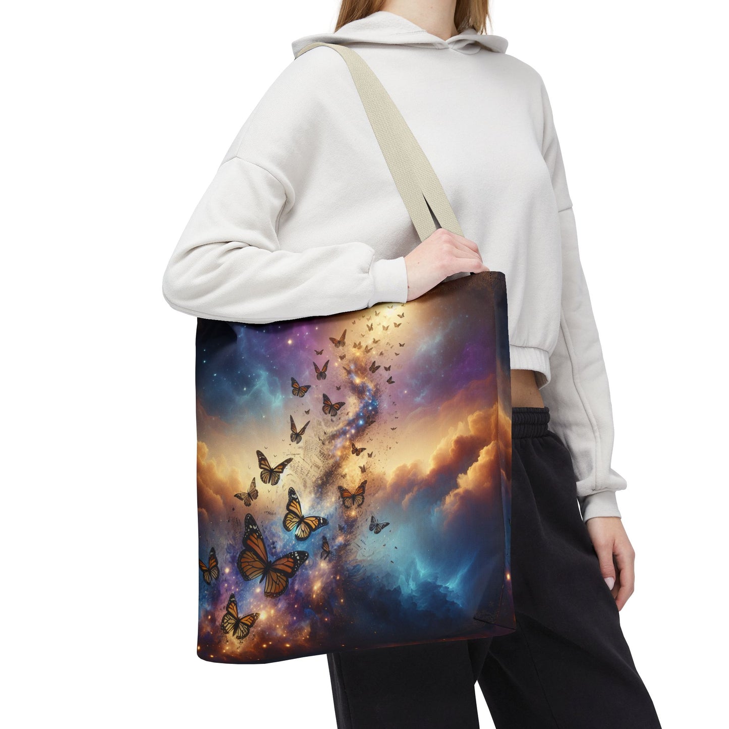 Butterfly Dreamscape Tote Bag | Reusable Shopping Bag, Eco-Friendly Gift, Bohemian Decor, Summer Travel Tote, Butterfly Lover Gift