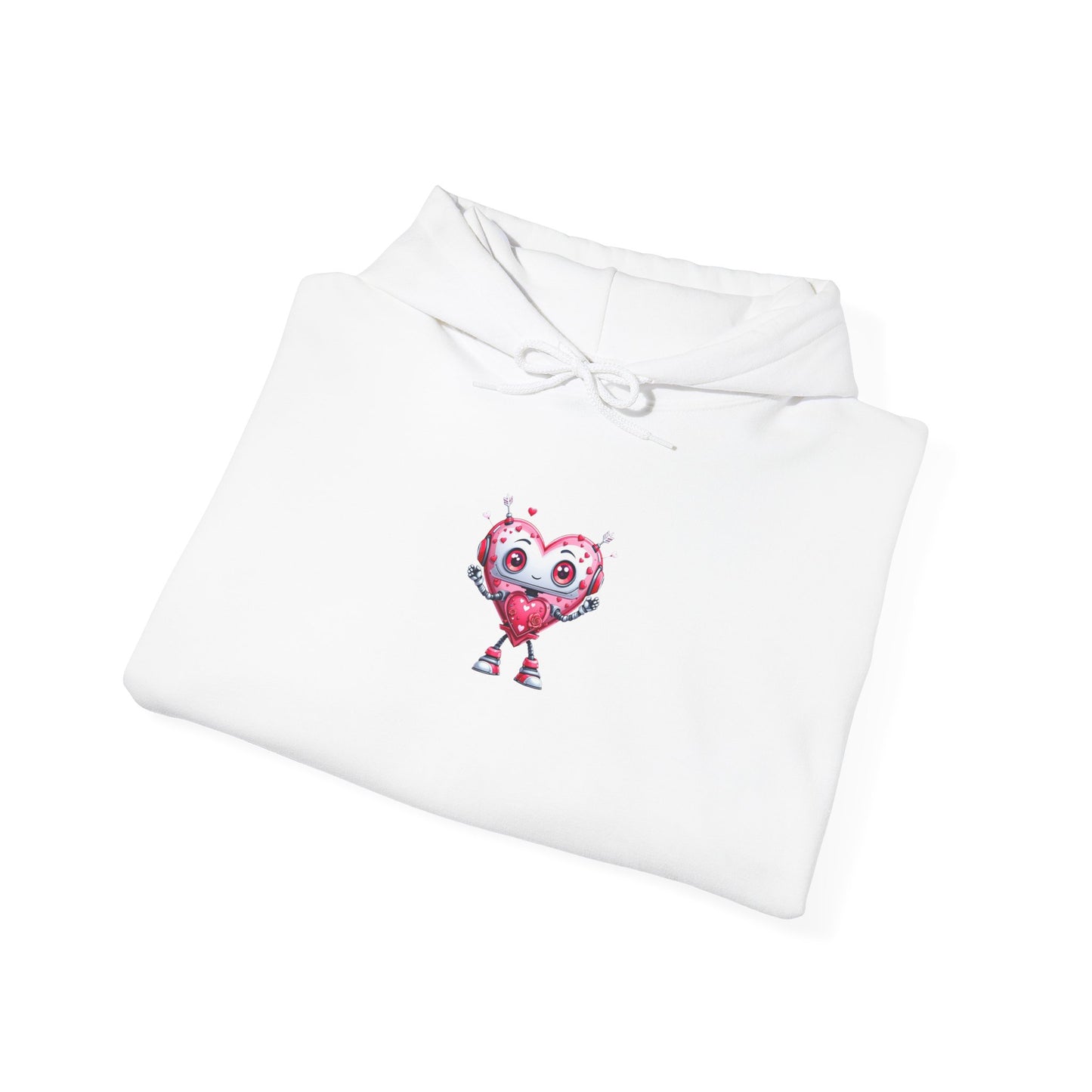 Cute Heart Unisex Hoodie, Soft and Playful Sweatshirt