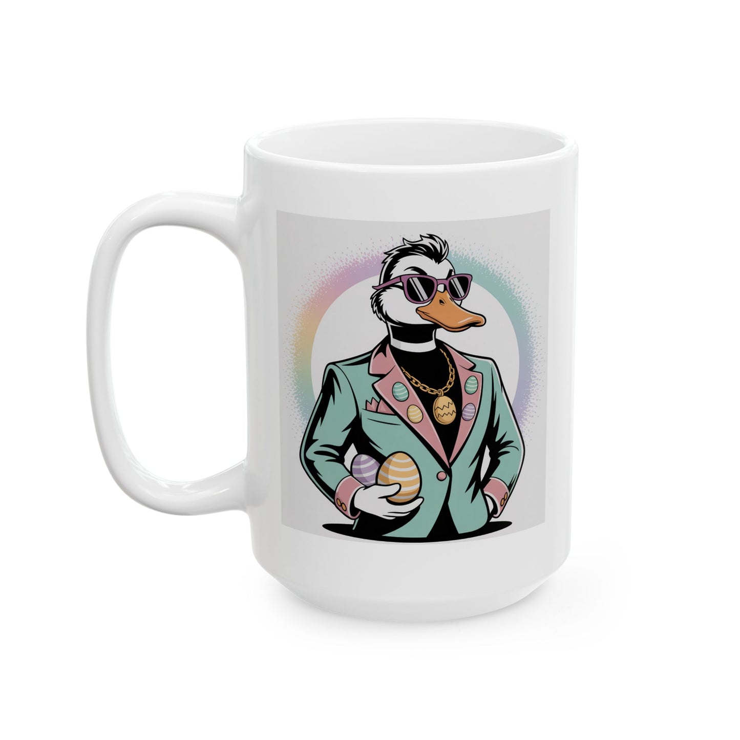The Egg King Ceramic Mug, (15oz)
