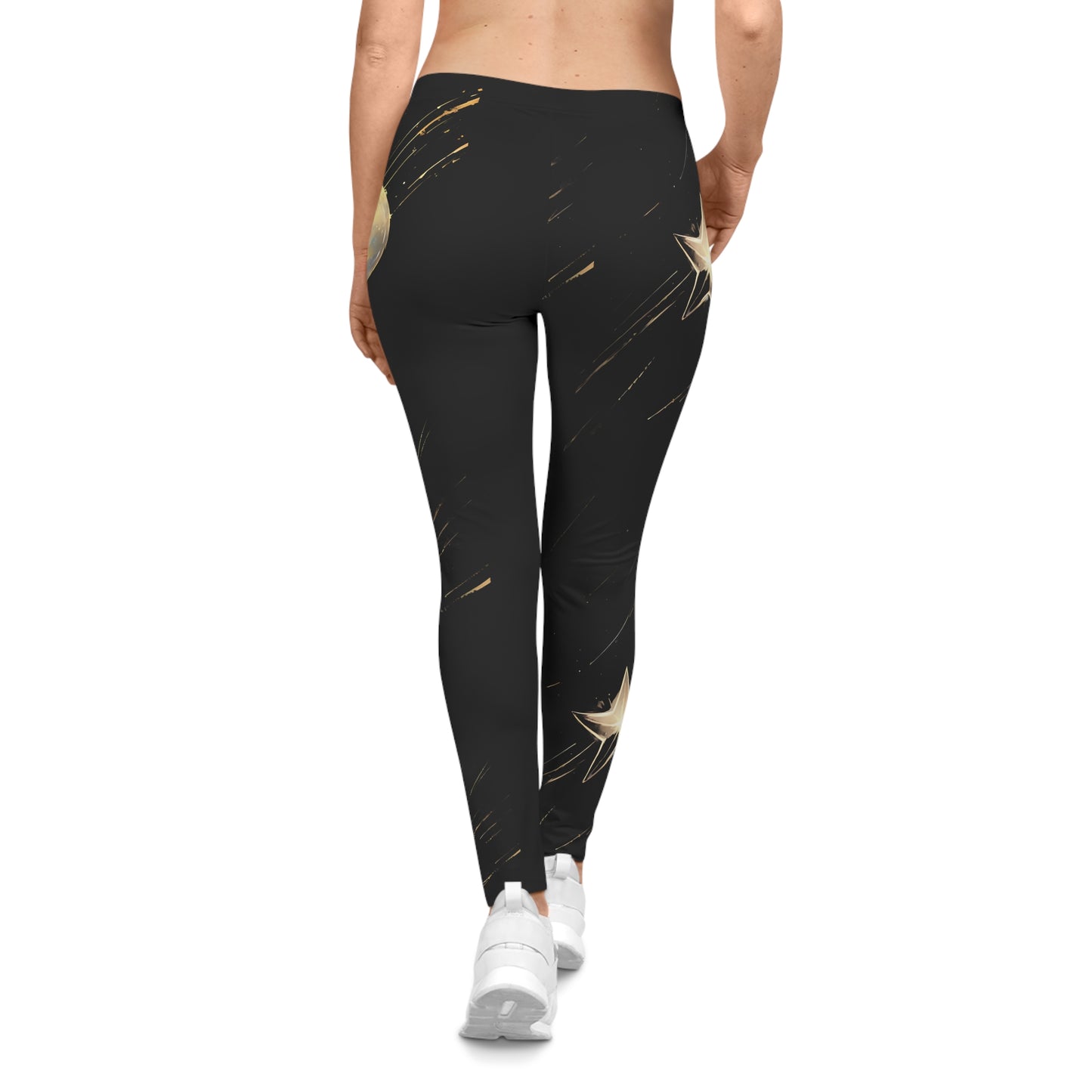 Starry Night Women's Casual Leggings - Stylish & Comfy Activewear for Everyday Use