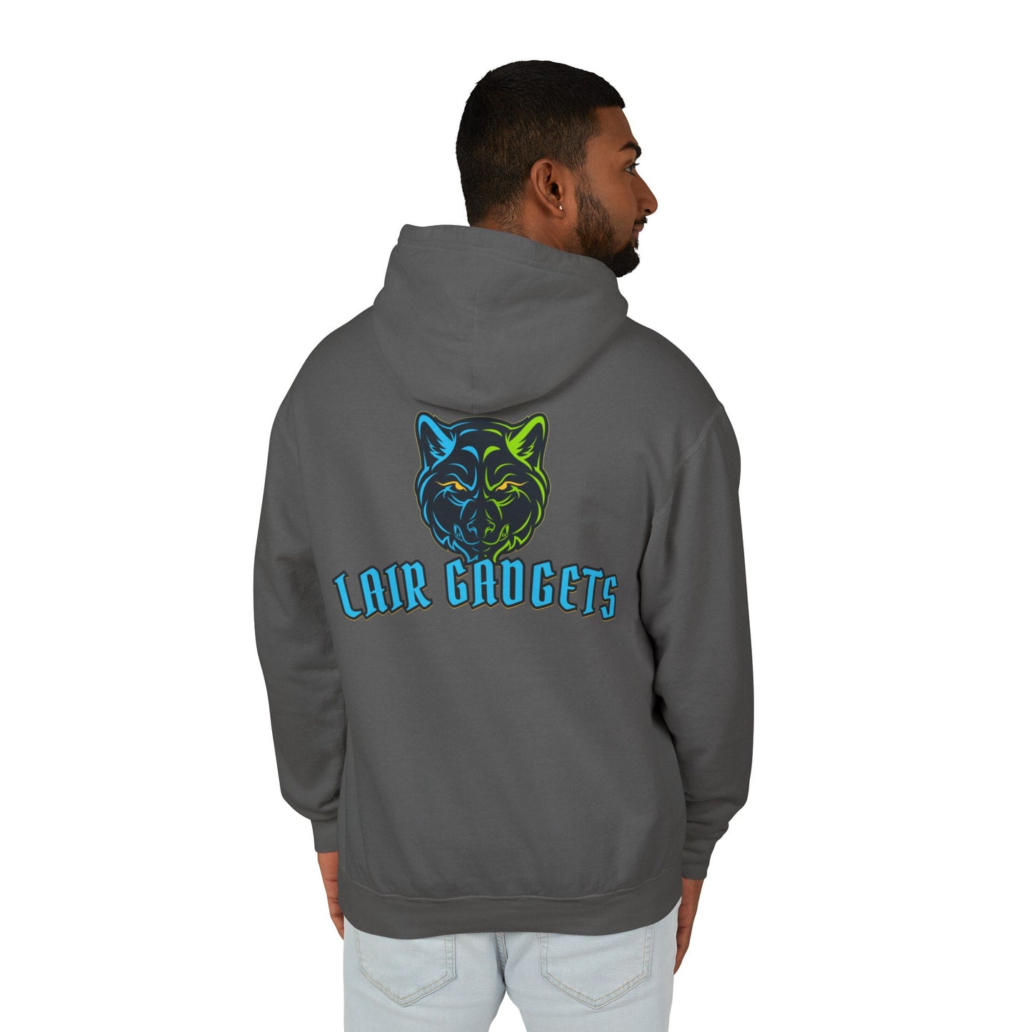 Lair Gadgets Unisex Lightweight Hooded Sweatshirt - Casual Comfort with a Bold Statement