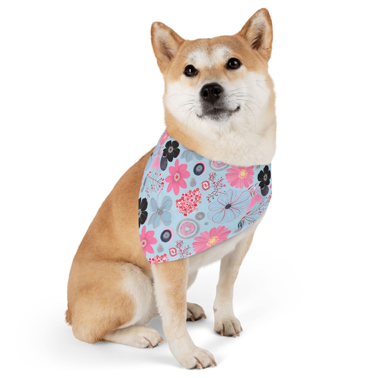 Floral Pet Bandana Collar - Stylish Dog Accessory for All Occasions