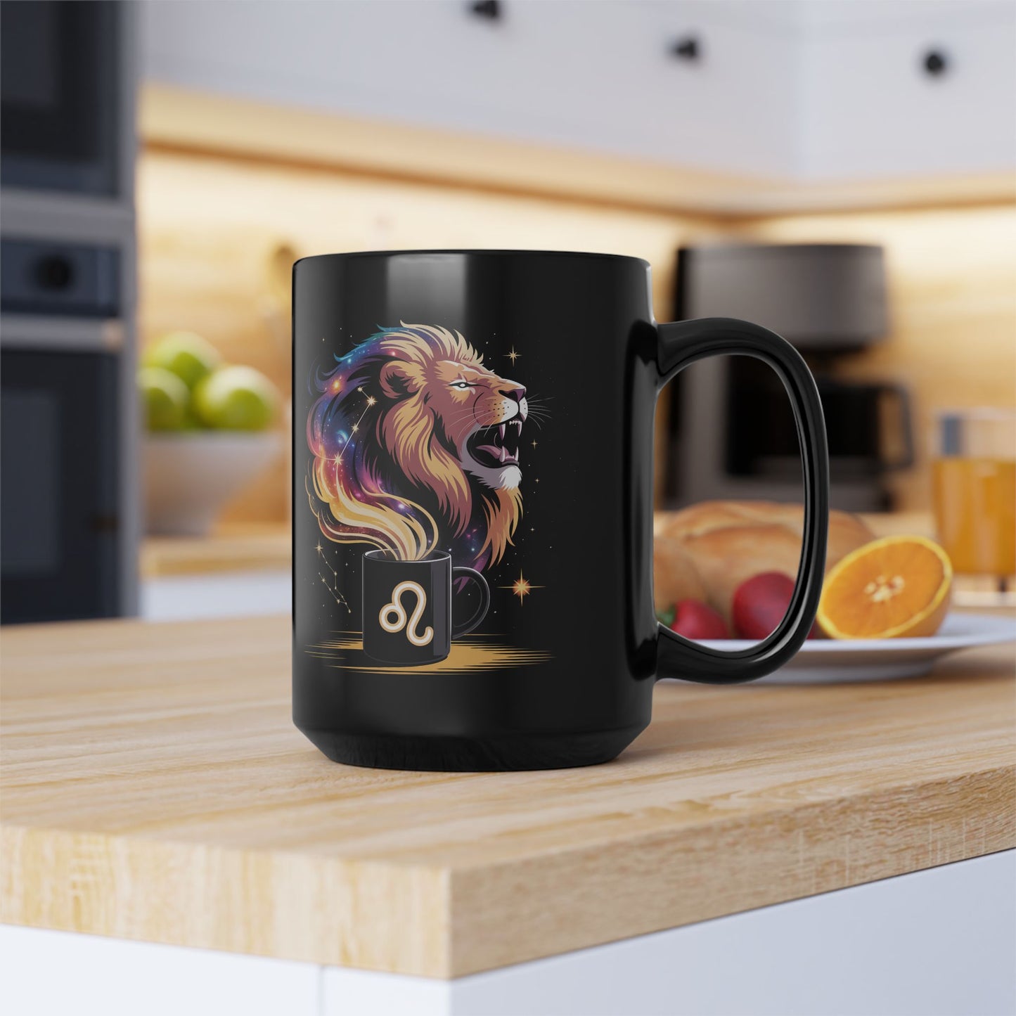 Celestial Leo Mug - Astrology Gift, Zodiac Coffee Cup, Horoscope Lover's Drinkware, Personalized Leo Mug, Unique Birthday Gift