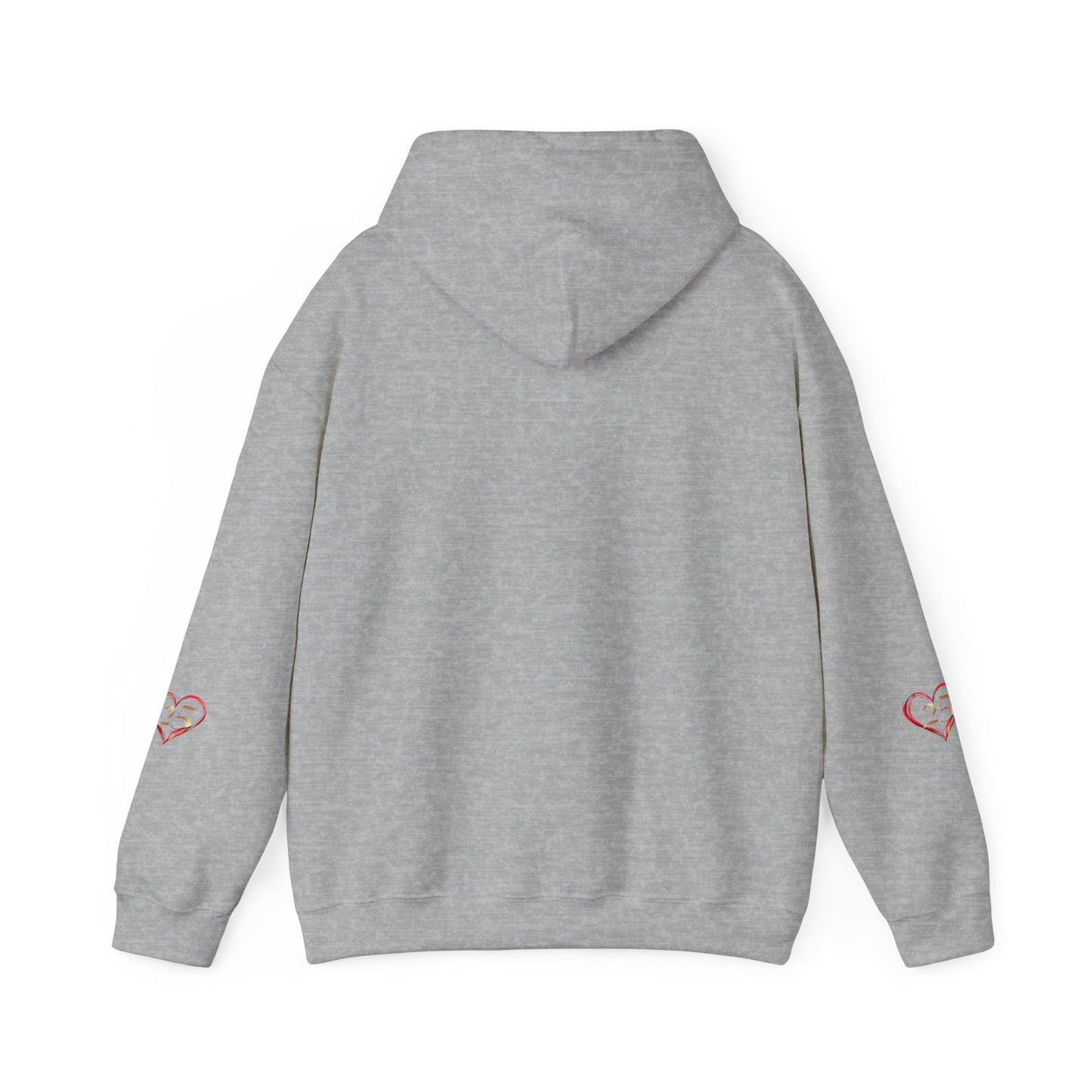 Cute Heart Unisex Hoodie, Soft and Playful Sweatshirt